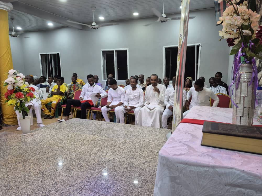 Cross section of pastors during End of 40days Tarry Night 2
